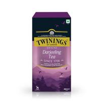 Twinings Darjeeling arbata, 100 arbatos maišelių| 1 pakuotė| Aukščiausios kokybės juodoji arbata| Lengvas stiprumas| Iš geriausių Darjeeling plantacijų| Lengvas ir subtilus skonis