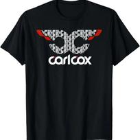 Carl Cox CC Oh Yes Baltos Sparnuotos Marškinėliai S juoda