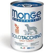 Monge Monoproteico Solo Tacchino – Monoproteininiai konservai šunims su gryna kalakutiena, 400 g
