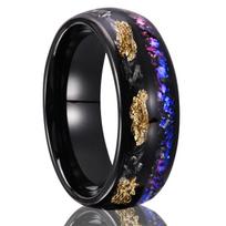 8MM Galaxy tungsten carbide rings anillos bague homme pareja de compromiso  jewelry Men's wedding bands engagement rings 7
