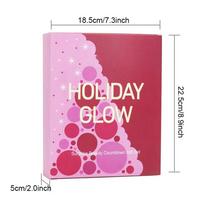 Beauty Christmas Countdown 24 Days Advent Set 2025 Christmas Countdown Kit Cosmetic Boxes for Women Teen Girls Birthday New Year raudona