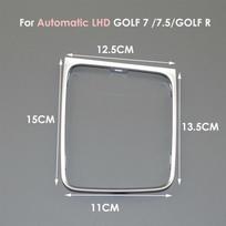 Skirta VW Golf 7 7.5 Golf R Automatinės DSG pavarų perjungimo svirties rankenėlės rėmelio laikiklis Automobilio aksesuarai 5GG713203A Kairiarankis LHD Chrome