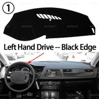 Car Dashboard Cover Mat for Citroen C5 2008-2016 Sun Shade Pad Instrument Panel Carpets Anti-UV Car Accessories LHD RHD black