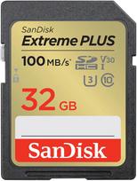 "SanDisk Extreme PLUS" 32GB SDHC, SDCSNDSDSDXWT_032G_GNCIN