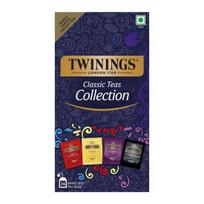 Twinings Klasikinių arbatų kolekcija, 4 skoniai (Angliški pusryčiai, Earl Grey, Darjeeling, Assam), 24 vokeliai arbatos, 48 gramai