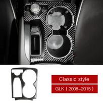 Skirta Mercedes Benz GLK X204 2008-2015 Anglies Pluošto Centrinės Konsolės Puodelio Laikiklio Panelės Apdailos Rėmo Lipdukai Automobilio Interjero Aksesuarai Classic