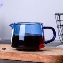 300/550ml Atsparus aukštai temperatūrai stiklinis kavos puodas Pour Over tipo kavos padavėjas Kavinukas Lašinamos kavos puodelis Pieno ąsotis Arbatinukas