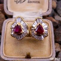 Retro Sparkling Unique Luxurious White Zirconia Women's Synthetic Zircon Earrings Elegant Personalized Party Gift Accessories