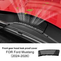 For Ford Mustang GT Dark Horse EcoBoost 2024 2025 2026 Car Front Gear Hood Proof Cover Trim Anti-insect Leaves Grille Filter Net