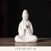 Bodhisatva Guanyin Budos Statulėlė Ornamentas Keramika Porcelianas Atgalinio Srauto Smilkalinė Buda NAMŲ Šventovė Altorius FENG SHUI Statulėlė