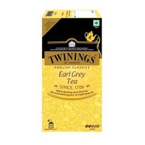 Twinings Earl Grey arbata, 25 arbatos maišeliai| 1 pakuotė| Angliška klasikinė serija| Aukščiausios kokybės juodoji arbata| Lengvas stiprumas| Su citrusiniais bergamoto natomis