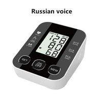 Nešiojamas kraujospūdžio matuoklis LED ekranas 32 cm manžetė Medicininis tonometras Tensiometras Baumanometras Pulsas Russian Voice