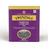 Twinings Darjeeling arbatos lapeliai, 50 g, Svarstyklės, Švelnus stiprumas, subtilus ir delikatus