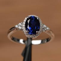 Spring Autumn Hot Selling Silver plated Rings for Women Ruby Emerald Sapphire Jewelry Wedding Engagement Ring 6