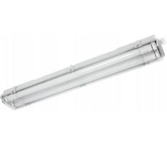 LED techninis T8 šviestuvas, 2x G13, 10 W, 230 V, 6000 K, 60 cm, IP65, baltas