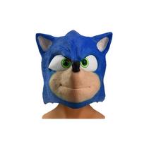 Sonic Hedgehog kaukė Realistiška ir pralaidi orui Helovino vakarėlio rekvizitas
