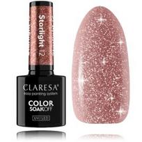 Claresa Soak Off UV / LED Starlight ilgalaikis hibridinis nagų lakas - No. 12