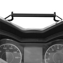A03Z-Motociklo telefono navigacijos plokštelės laikiklis Vėjo deflektoriaus telefono stovas Yamaha XMAX 125 250 300 2017- juoda