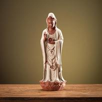 Guanyin Bodhisatva Budos Statulėlės Keraminės statulėlės Lempos Ratas Svetainei Smilkalų Veranda Namų Dekoras Individualizuota Feng Shui Statulėlė