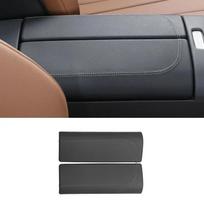 Odinė automobilio centrinės konsolės panelės rėmelio apdailos lipdukas Interjero modifikacija Mercedes Benz E klasės W214 E260 E300 2024+ Armrest Frame Brown