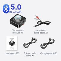Bluetooth Imtuvas Siųstuvas Nuotolinio Valdymo Stereo Muzikai 3.5mm AUX Lizdas RCA TF Kortelė Belaidis Garso Adapteris Automobilio Rinkinys TV PC CHINA zomp spalva