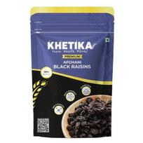 Khetika Premium Afganistano juodieji razinukai 200g | Džiovinti vaisiai, Kismis, Kishmish, Džiovintos vynuogės, Džiovinti kishmish be kauliukų, Turtingi skaidulomis, geležimi, kalciu