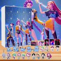 K-pop Demon Hunters Advent Calendar: Rumi, Mira, Zoey, Tiger - 24 Days of Christmas Countdown Gifts