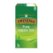 Twinings gryna žalioji arbata, 25 arbatos maišeliai| 1 pakuotė| Puikiai subalansuotas ir gaivus skonis| Rankomis skintos žaliosios arbatos lapeliai| Mėgaukitės karšta arbatos puodeliu