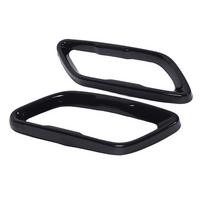 For BMW 8 Series G14 G15 G16 -2025 car Stainless Steel Black Car Exhaust Pipe Tail Throat Cover Decoration Accessories juoda