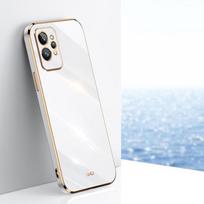 For Realme GT2 Pro XINLI Straight Edge 6D Electroplate TPU Phone Case For Realme GT2 Pro balta