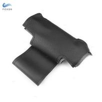 For Fiat 500 2007-2015 500e 2014-2018 500C 2014-2017 Braids on Steering Wheel Hand Stitched Perforated Microfiber Leather Cover juoda