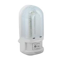 Naktinis LED šviestuvas SPECTOR LIGHT, IP20, 1W, 6500K, 59lm, baltos sp., 7,8x4,6x10,4cm