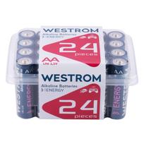 Elementai WESTROM, AA, LR6, šarminiai, 24 vnt