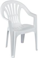 Plastikinė lauko kėdė ELBA, 55,5 x 56 x 81 cm,  baltos sp.