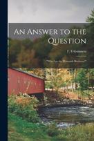 Answer to the Question