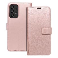 MEZZO knyga dėklas SAMSUNG A33 5G mandala rožinė auksinė