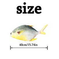 Jūrų žuvų pliušinis žaislas, Pomfret