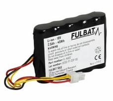 Akumuliatorius 18V, 2,5Ah, FULBAT, 560610, 91,5x67x26, Li-ion, Tinka Husqvarna 584 82 28-01, 584 82 28-02, 584 85 28-01, 584 85 28-03, 589 58 62-01
