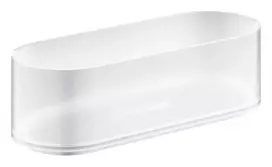 Grohe Selection - Dušo lentynėlė, stiklinė / balta 41037000
