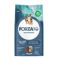 FORZA10 Maintenance Adult All Size, su žuvimi ir ryžiais, šunims sausas pašaras, 2 kg