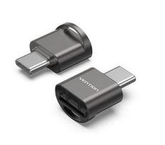 Atminties kortelių skaitytuvas USB-C/MicroSD Vention