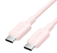USB-C į USB-C Laidas 1M Rožinis TRCPF VENTION