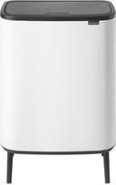 Brabantia Šiukšliadėžė Bo Touch Bin Hi baltos spalvos 60 l