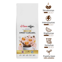 Kavos pupelės Sweet Caramel, 1 kg