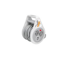 Solight PB25C - Prailgintuvas ant ritės 2 lizdai + USB A+C 10 m