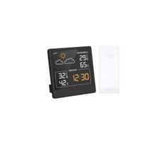 Solight TE48B - Skaitmeninis termometras 5V/2xAAA + 2xAAA juodas