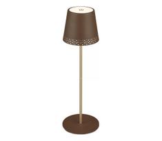 Brilo - LED įkraunama jutiklinė stalinė lempa KIKI LED/2,6W/5V IP44 2600 mAh ruda