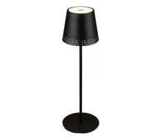 Brilo - LED įkraunama jutiklinė stalo lempa KIKI LED/2,6W/5V IP44 2600 mAh juoda