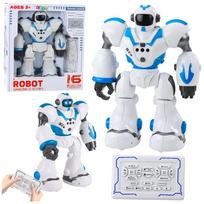 Interaktyvus nuotoliniu būdu valdomas robotas U ICTORY 16 funkcijų mėlynas