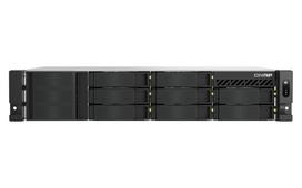 QNAP TS-855EU-8G NAS ir duomenų saugojimo serveris Stovas (2U) su Intel Atom® C5125, 8GB DDR4, 0 TB QuTS hero, Juoda